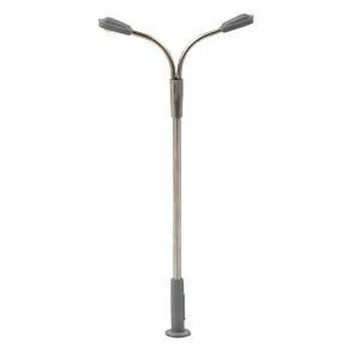 [FA272221] Lampadaire 2 bras éclairage public LED Faller 272221 - N 1/160