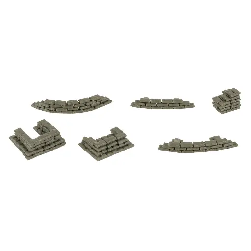 [FA144121] 200 sacs de sable militaires - Faller 144121 - HO 1/87 - EP V