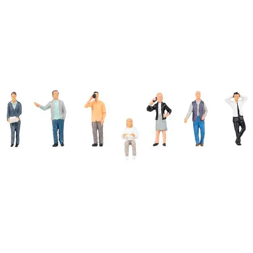 [FA151651] Lot de figurines au bureau FALLER 151651 - HO 1/87