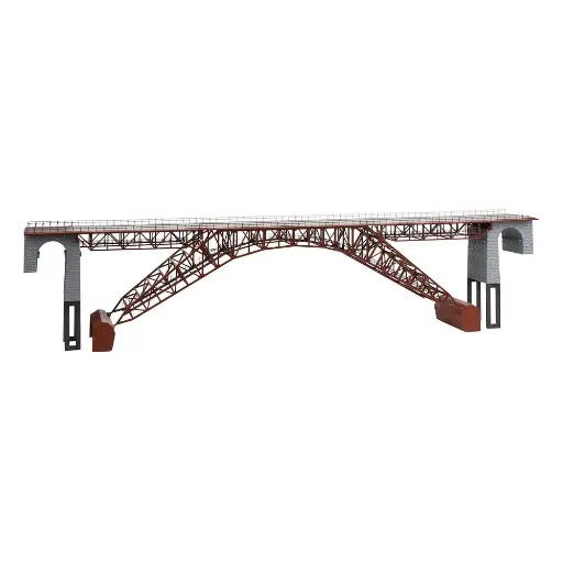 [FA191776] Pont ferroviaire en acier Faller 191776 - HO : 1/87 - 1100 x 115 x 255 mm