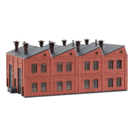 [FA222096] Remise atelier pour Locomotives FALLER 222096 - N 1/160 - EP III 205x138x90mm