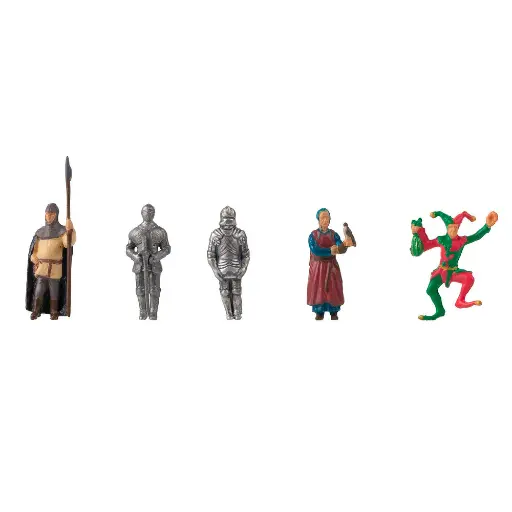 [FA151631] Set de 6 personnages "au château" FALLER 151631 - HO 1/87