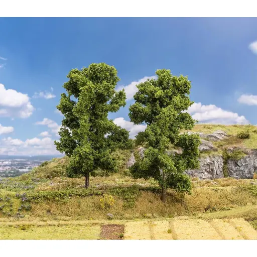 [FA181572] Pack de 2 arbres Hêtres Faller 181572 - HO 1/87 - hauteur 180 mm