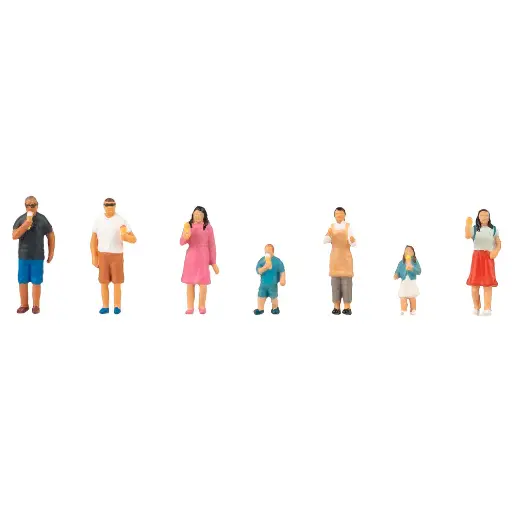 [FA151697] Lot de 7 Figurines - Au Glacier - Faller 151697 - HO 1/87