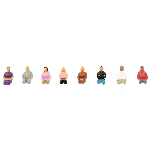 [FA151700] Personnages assis sans jambes - Faller 151700 - HO 1/87
