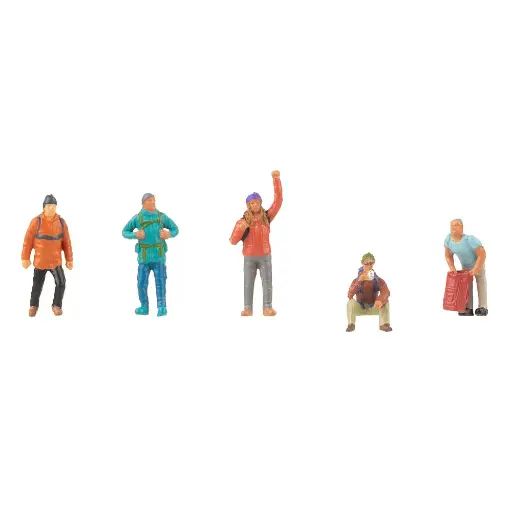 [FA151802] Figurines en randonnée en montagne Faller 151802 - HO 1/87