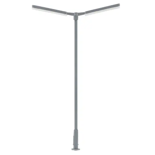 [FA180222] Un lampadaire à deux bras avec LED - Faller 180222 - HO 1/87