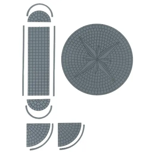 [FA180277] Mini rond-point Faller 180277 - HO : 1/87 - EP III