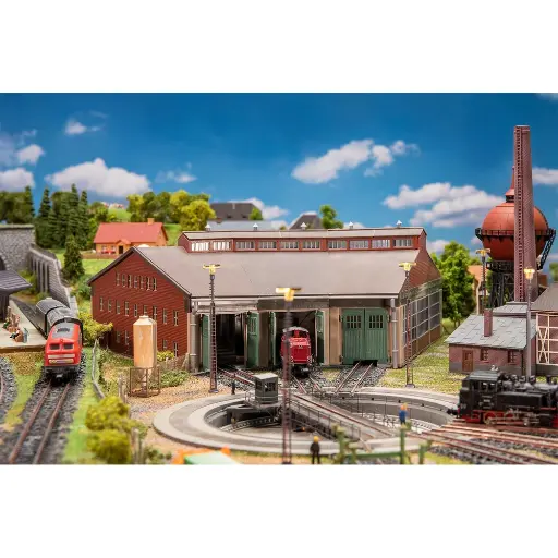 [FA231716] Rotonde pour 3 locomotives - Faller 231716 - N 1/160 - EP I