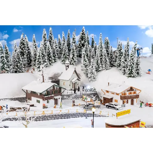 [FA190142] Hiver dans les Montagnes - Faller 190142 - HO 1/87