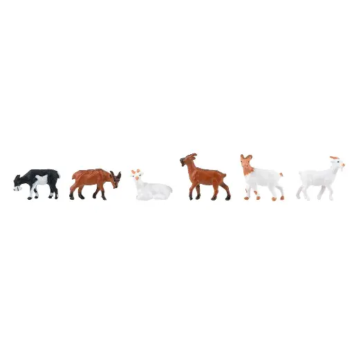 [FA151911] Lot de 6 Chèvres - Faller 151911 - HO 1/87