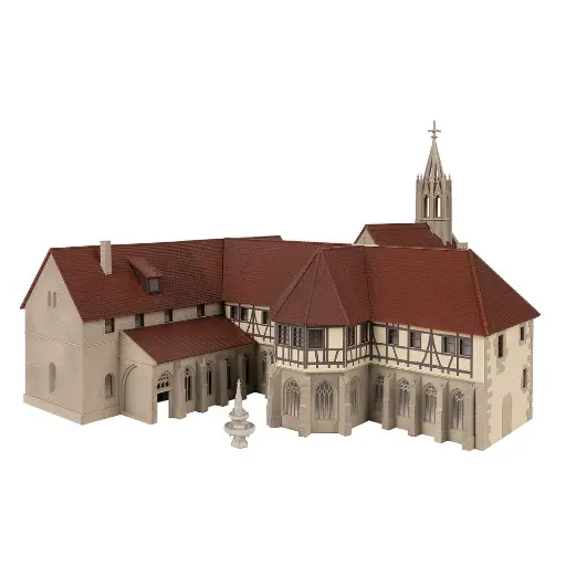 [FA130827] Vieille abbaye avec cloître - Faller 130827 - HO 1/87