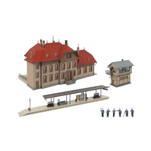 [FA190035] Coffret Gare de Passendorf - FALLER 190035 - HO 1/87