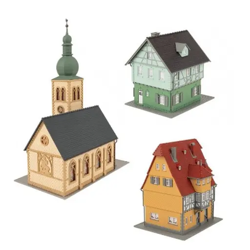 [FA190038] Coffret Vie de village - FALLER 190038 - HO 1/87