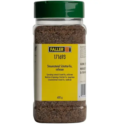 [FA171693] Litière Ballast-Fix, brun rougeâtre, 600 g - FALLER 171693