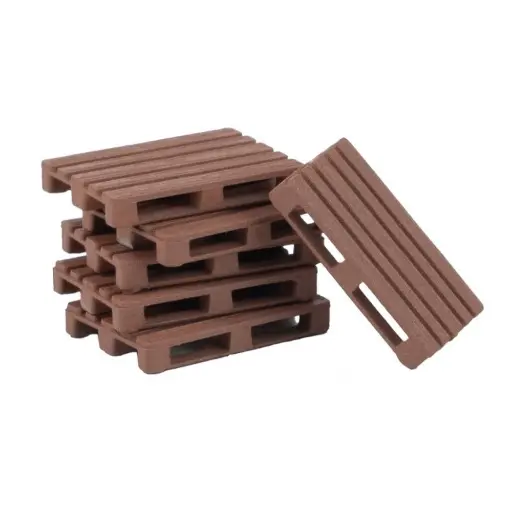 [FA180876] 60 palettes en bois - Faller 180876 - HO 1/87