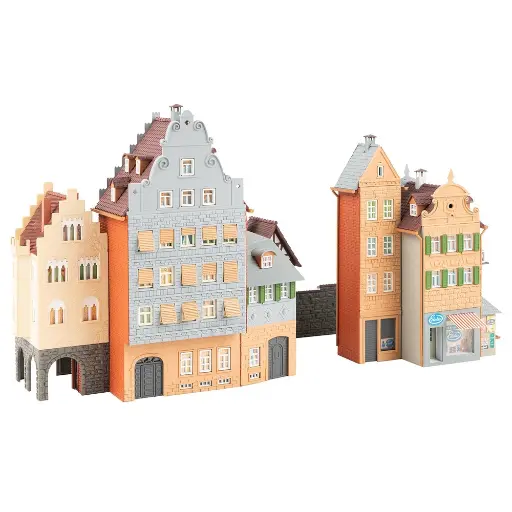 [FA109924] Ensemble de maisons B-924 Altstadtblock - Faller 109924 - HO 1/87 - Ep.II