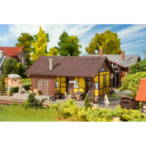 [FA110137] Gare d'Uderns - Faller 110137 - HO 1/87 - Ep.III