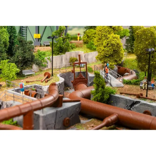 [FA180328] Grand kit de tuyauterie - Faller 180328 - HO 1/87 - Ep III