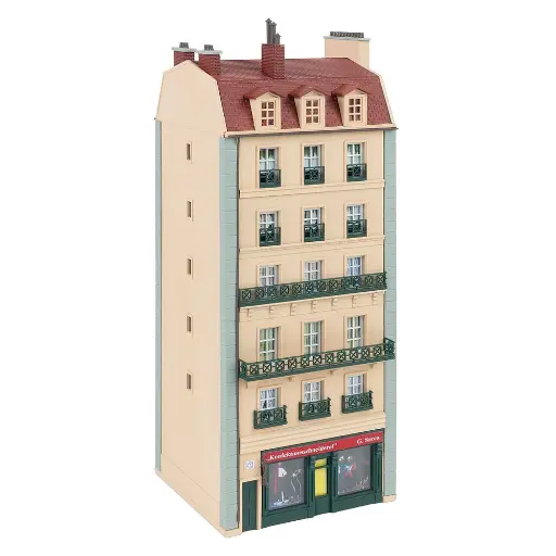 [FA130712] Maison de ville, 6 étages - Faller 130712 - HO 1/87 - EP III - 105 x 111 x 268 mm