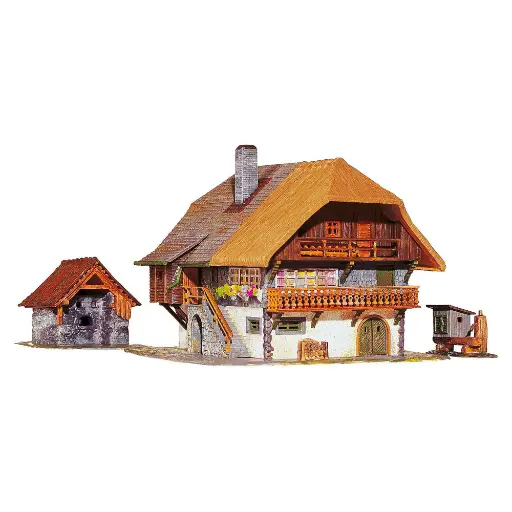 [FA131324] Ferme de la Forêt-Noire avec éclairage - Faller 131324 - HO 1/87 - EP I