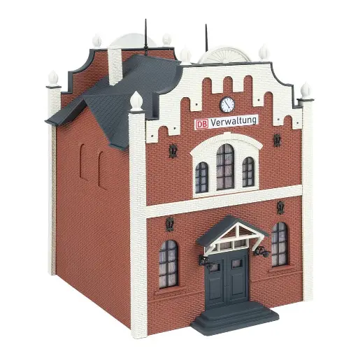 [FA191828] Bâtiment administratif de la DB - Faller 191828 - HO 1/87 - EP II - 148 x 116 x 163 mm