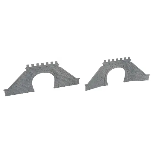[FA272588] 2 Portails de tunnel, 2 voies - Faller 272588 - N 1/160 - Ep.I