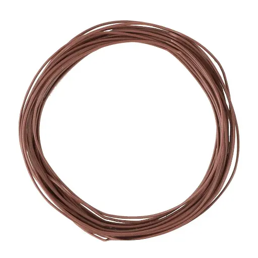[FA163788] Fil toronné marron 0,04 mm² – 10 mètres - FAller 163788