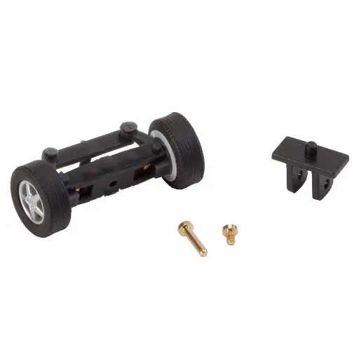 [FA163004] Essieu avant complet avec roues pour grandes voitures Car System - FALLER 163004 - HO 1/87