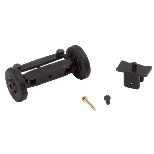 [FA163011] Essieu avant, entièrement assemblé pour camions vintage (avec roues) - FALLER 163011 - HO 1/87