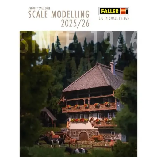 [FA190905GB] Catalogue 2025/2026 en anglais - Faller 190905GB - HO/N/Z/TT