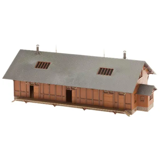 [FA120153] Hangar à marchandises Balingen - Faller 120153 - HO 1/87