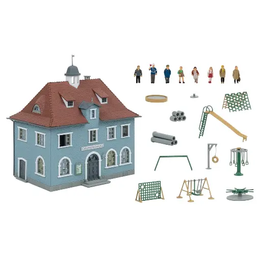 [FA190087] Coffret d'action pour la rentrée scolaire - Faller 190087 - HO 1/87