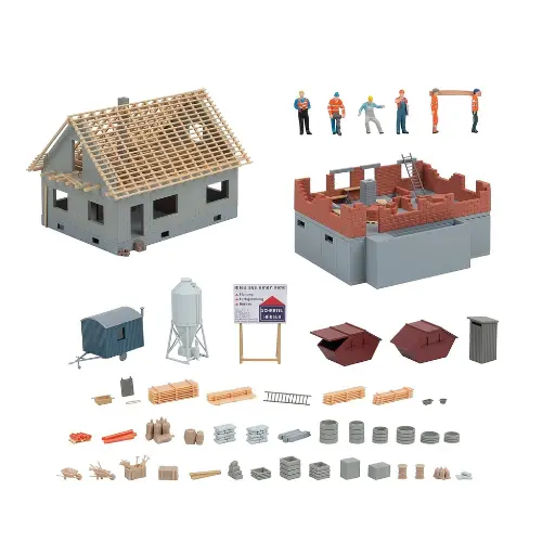 [FA190089] Action sur le chantier - Faller 190089 - HO 1/87