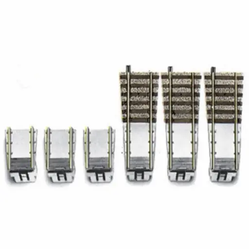 [FL6153] Set complémentaire pour la plaque tournante 6152, code 100 - Fleischmann 6153 - HO 1/87 - 2R