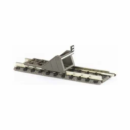 [FL9116] Rail droit ballasté avec butoir/heurtoir 57,5 mm code 80 - Fleischmann 9116 - N 1/160 - 2R