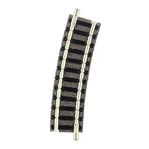 [FL9127] Rail courbe ballasté rayon R2 225,6 mm 15° Fleischmann 9127 - N : 1/160 - Code 80