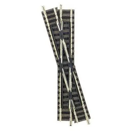 [FL9162] Croisement à gauche 111mm & 15° Fleischmann 9162 Insulfrog code 80 - N 1/160