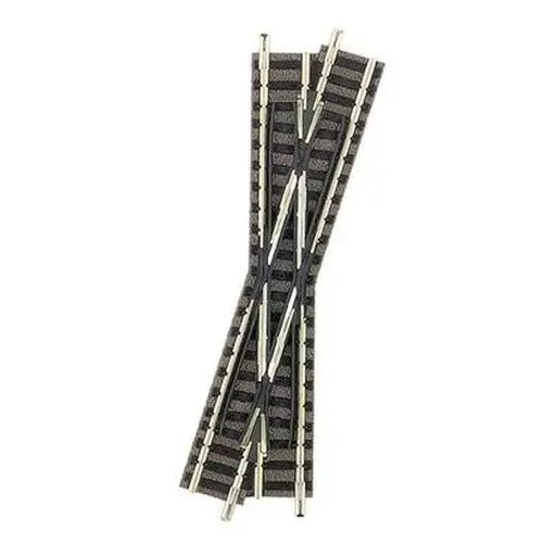 [FL9163] Croisement à droite 111mm & 15° Fleischmann 9162 Insulfrog code 80 - N 1/160