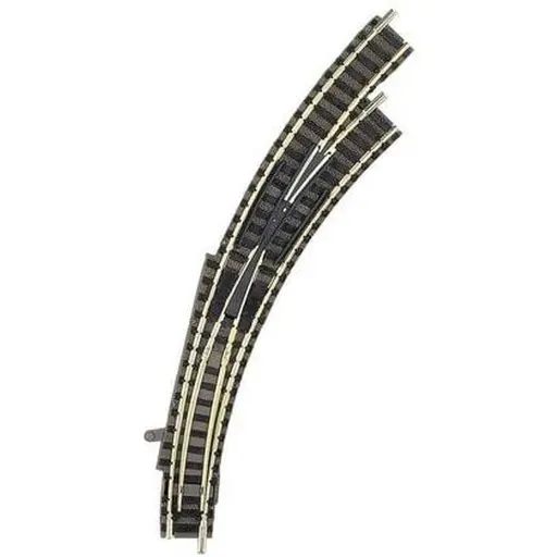 [FL9175] Aiguillage courbe à droite Fleischmann 9175 cœur plastique code 80 - N 1/160