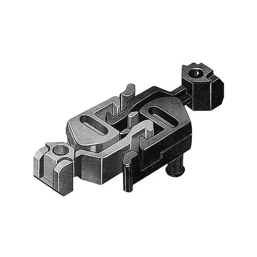 [FL9541] Attelage PROFI avec ressort de rappel plat et plaque de fermeture (à pattes longues)