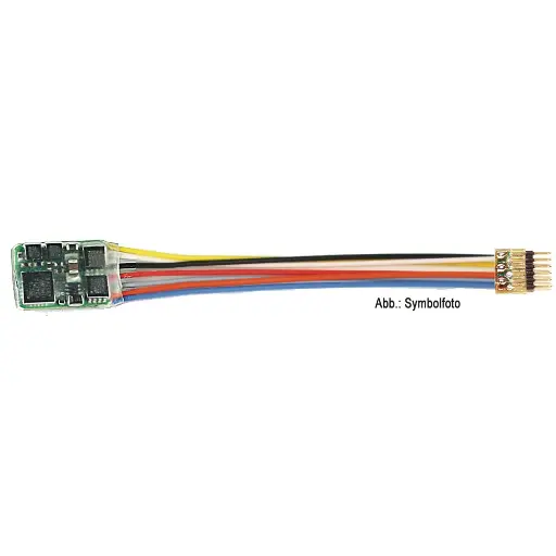 [FL685404] Décodeur 6 broches avec fiche (NEM 651) - Fleischmann 685404 - HOe / TT / N