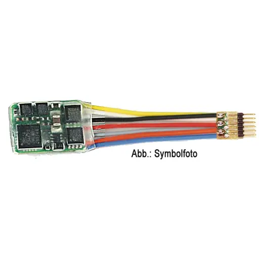 [FL685504] Décodeur avec torons et connecteur 6 pôles (NEM 651) - Fleischmann 685504 - HOe / N / TT