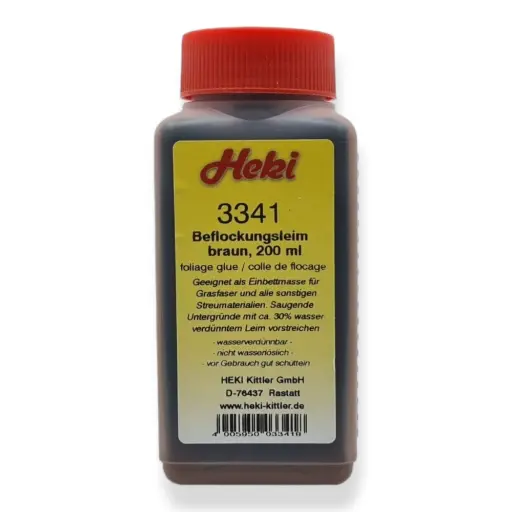 [HE3341] Colle de flocage - Marron - HEKI 3341 - 200mL