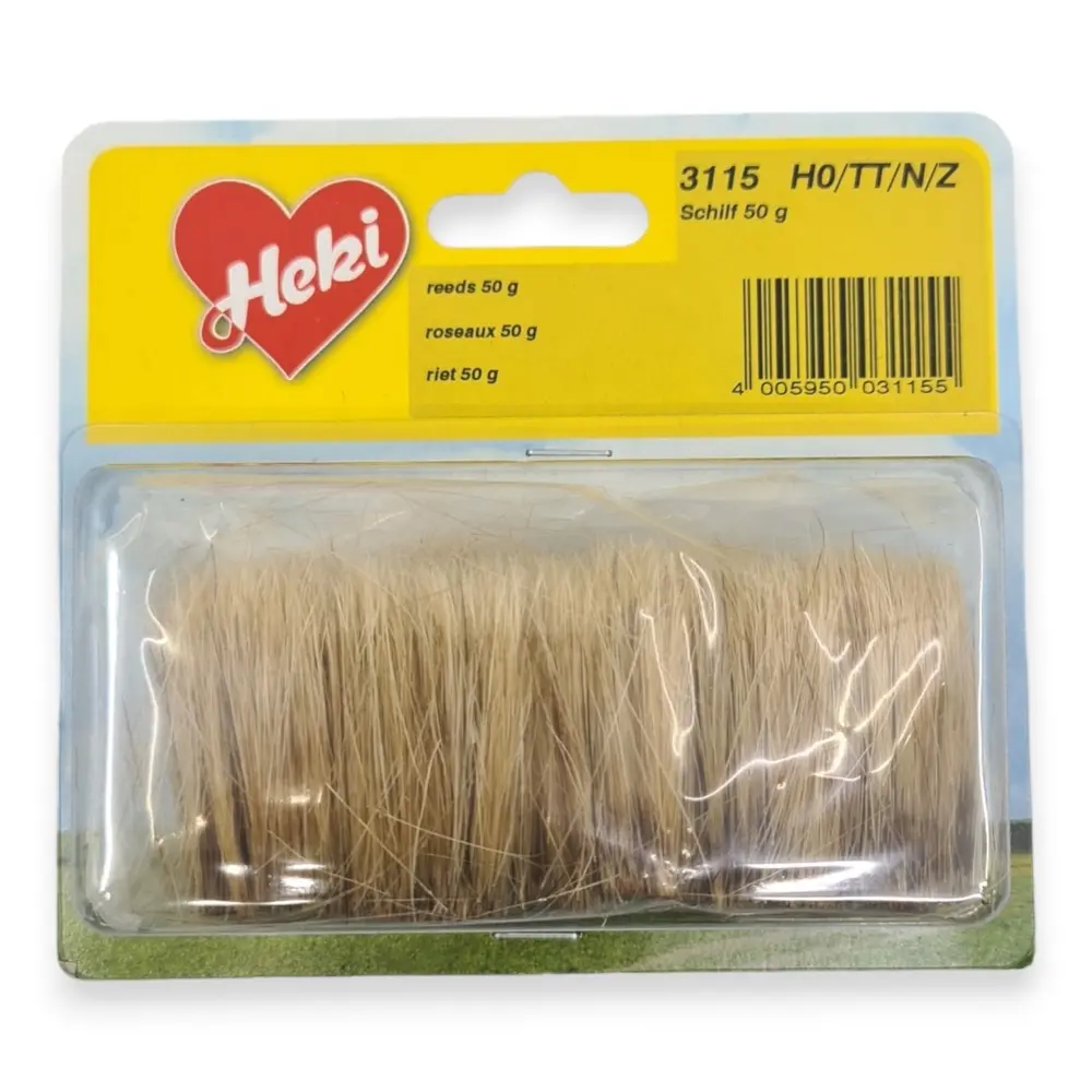 [HE3115] Roseaux - Beige - HEKI 3115 - Échelle HO / TT / N / Z - 50 g