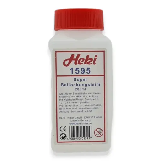[HE1595] Super Colle de Flocage - Transparent - HEKI 1595 - 200 mL