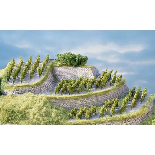 [HE1535] Vignes en kit + feuillage de vigne - Vert clair - HEKI 1535 - Échelle HO / TT
