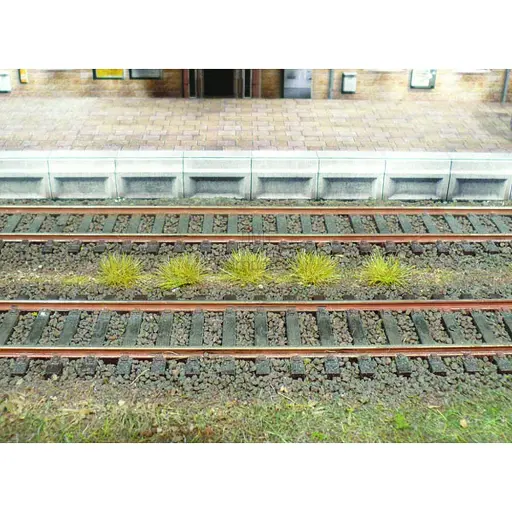 [HE1802] 100 Touffes d'herbes automne - Vert - HEKI 1802 - Échelle HO / TT / N - 50 à 60 mm