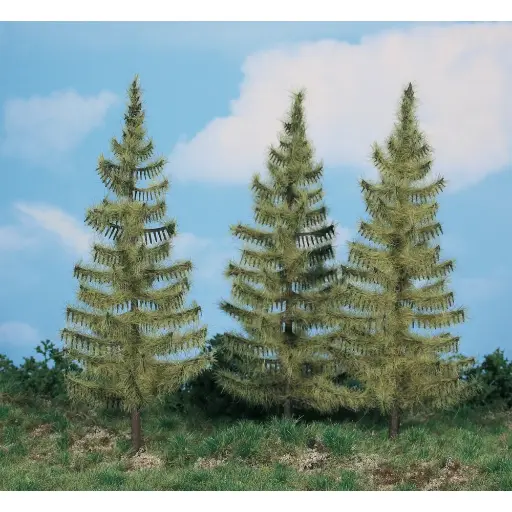 [HE2136] 3 Mélèzes - Vert - HEKI 2136 - Échelle HO / TT - 170 mm