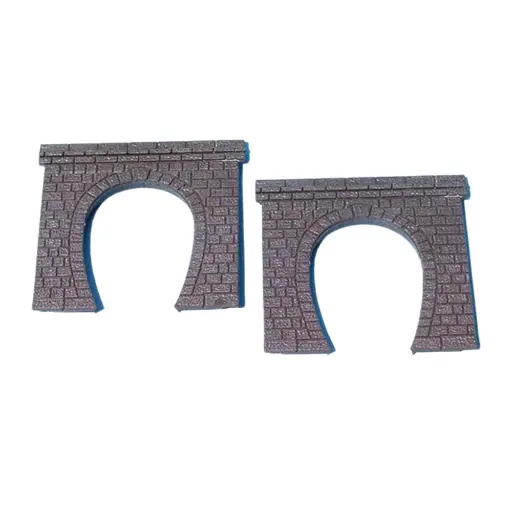 [HE3124] 2 entrées de tunnel à 1 voie - Heki 3124 - HO 1/87